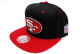 San Francisco 49ers Snapback NFL Football M&N Hat Cap Mens 2 tone 