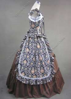   Lolita Cotton Dress Ball Gown Prom Steampunk Punk 085 XXL  