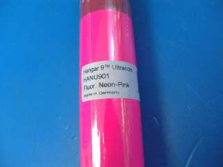 Hangar 9 UltraCote Fluorescent Neon Pink HANU901 Film Covering R/C RC 