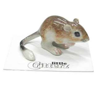 Little Critterz Fresno Kangaroo Rat Miniature Porcelain Figurine 