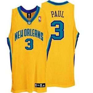    New Orleans Hornets #3 Chris Paul Yellow Jersey