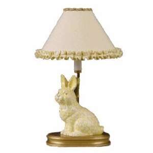  Small Yellow Lace Bunny Lamp