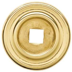 Baldwin 4900030 Polished Brass Cabinet Knob or Pull Backplate 4900