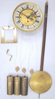 Complete 3 Weight German Grand Sonnerie Vienna Regulator Clock 