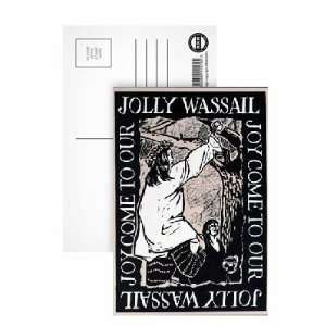  Joy Come to Our Jolly Wassail, 1997 (linocut on paper) by 