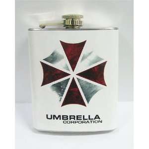  Resident Evil Umbrella Corp 7 oz Stanless Steel Flask 