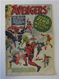 THE AVENGERS #6 JULY 1964 INTRO ZEMO  