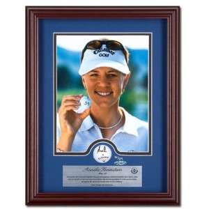  Annika Sorenstam Framed Autographed Callaway Golf Ball 