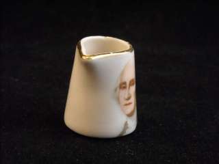 George & Martha Washington Miniature Porcelain Tea Set  