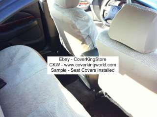 Seat Covers Custom Fit Combo 9pcs Combo Set Gray Blue Beige Charcoal 