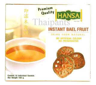 Hansa Instant Bael Fruit drink from natural no Perserv.  