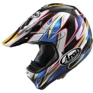 Arai Akira VX Pro3 Off Road Motorcycle Helmet   Color Silver, Size X 