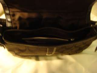   Authentic Soho signature flap purse Chocolate Brown 10296 EUC  