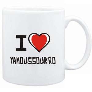  Mug White I love Yamoussoukro  Capitals Sports 