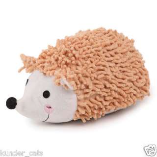 Zanies Reggie Hedgehog Plush Squeaker Fetch Dog Toy 721343858881 