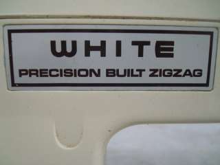 White 1099 Precision Built Zigzag Sewing Machine  