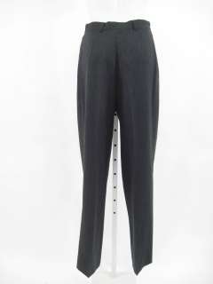 ZANELLA Gray Pleated Button Front Dress Pants Sz 6  