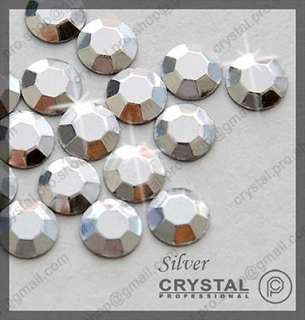 1440 Silver ss10 Iron Faceted Hotfix Rhinestud 3mm 10ss  