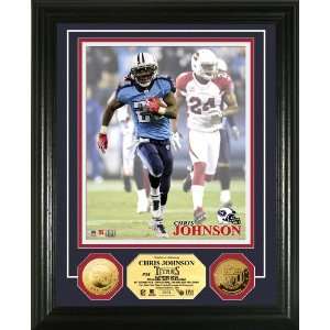   Tennessee Titans Chris Johnson 24KT Gold Coin Photomint Sports