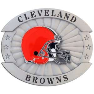  Siskiyou Cleveland Browns Oversized Belt Buckle Sports 