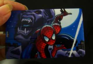 8GB 8G Spiderman Credit Card Flash USB Drive Pen Drive  