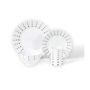   And Stripes Dots 4 Piece Place Setting 