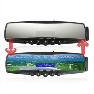 New Bluetooth Rearview Mirror wi/ Embedded Mini LCD handset hands free 
