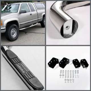 88 98 CHEVY GMC C10 C/K TRUCK 2DR EXT CAB 3 SIDE STEP NERF BAR 