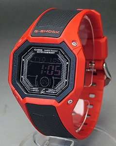   Casio G Shock Polygon Tough Ultra Thin Red Mens Watch G056 4V Casio
