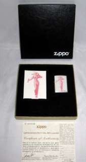 The Petty Girl BUNNY Z3 Esquire 1939 Zippo Lighter MIB  