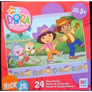   Diego and Boots   Cowgirls and Cowboys 24 Piece Puzzle Toys & Games
