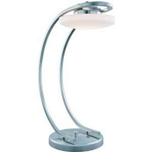 Lite Source LS 21412 Polina 1 Light Desk/Table Lamp, Polished Steel 