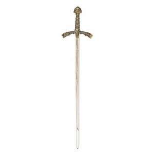  RICHARD THE LIONHEART 12TH CENTURY SWORD WITH GOLD FINISH 