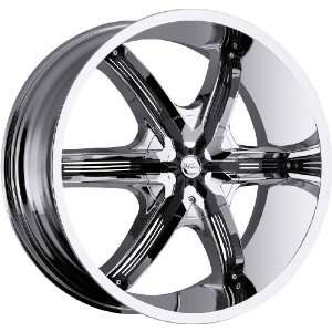    Air 6 5x127 5x5 5x135 +15mm Chrome Wheels Rims Inch 22 Automotive