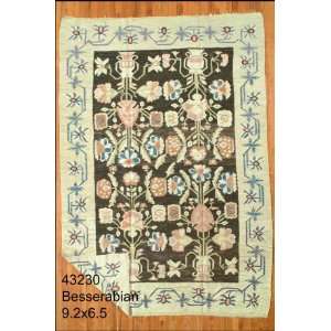    6x9 Hand Knotted Besserabian Romania Rug   65x92