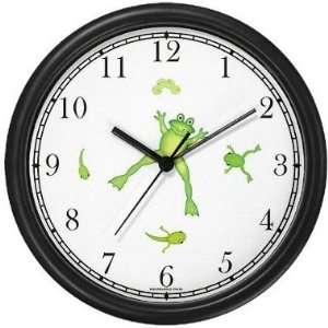 Frog   Tadpole Metamorphosis 4   JP Animal Wall Clock by WatchBuddy 