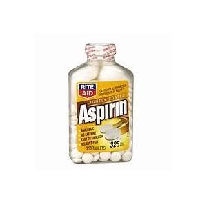  Rite Aid Aspirin Lightly Coated 325 mg 250 ea Health 
