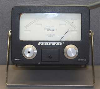 Federal EAS 1234 Gage Amplifier w/ EHE 1048 Gage Head  