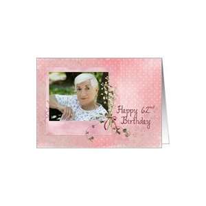  62nd birthday, lily of the valley, bouquet, pink, photo 
