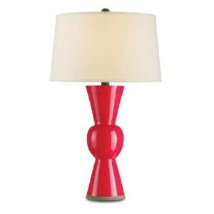   and Company 6393 Upbeat Table Lamp in Red 6393