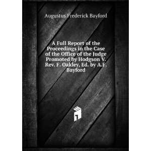   , Ed. by A.F. Bayford Augustus Frederick Bayford  Books