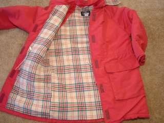 1980s Vintage WOOLRICH USA Pink Hooded Parka Coat M  