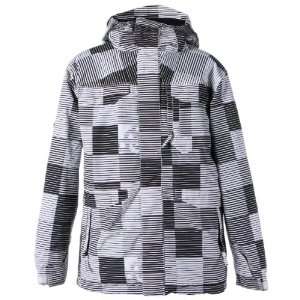 686 Smarty Shadow Jacket [White Blocks Print]  Sports 