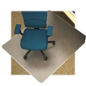  LLR69160   Low Pile Chairmat, Rectangular 46x60, Clear 