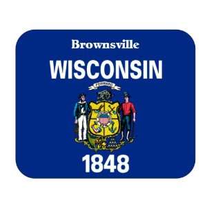  US State Flag   Brownsville, Wisconsin (WI) Mouse Pad 