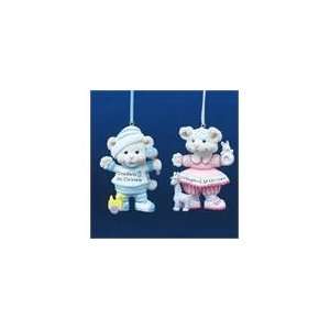  of 12 Grandchilds 1st Christmas Cub Ornaments for Per