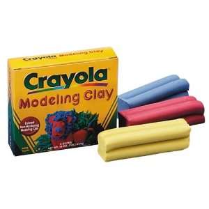  Crayola LLC   Modeling Clay, Nondrying,4 oz. Pieces,4 Ct 
