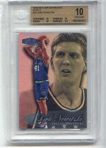 1998 99 Flair Showcase Dirk Nowitzki RC Pristine BGS10  