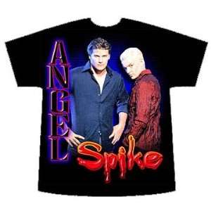  Buffy the Vampire Slayer/Angel Spike & Angel T Shirt Size 