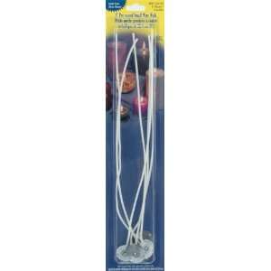   Inch Pre Waxed Small Wire Wick with Clip 6PK Arts, Crafts & Sewing